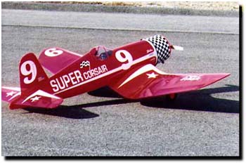 Radio Controlled Model Airplane, Super Corsair by Walt Irwin
